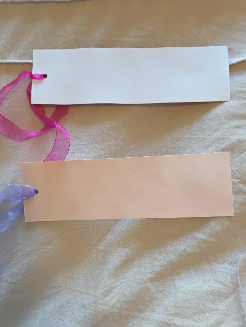 Handmade 'Dream' Ribbon Bookmarks - Pink & Purple Floral